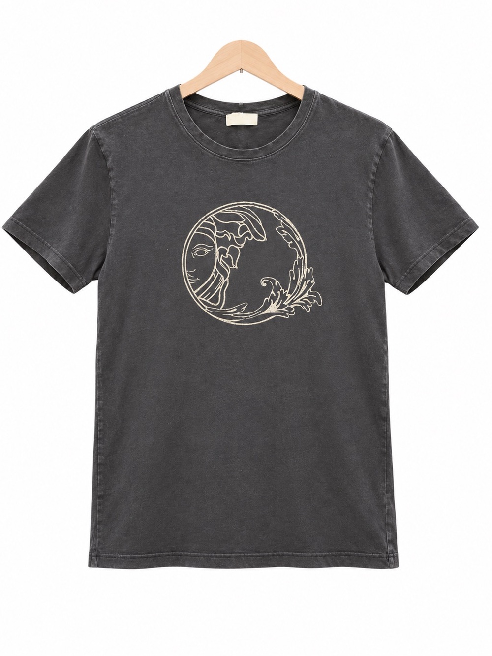 VERSACE Collection Men Medusa Head Outline Graphic tee large